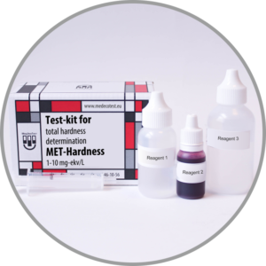 Test kits for titrimetric determination